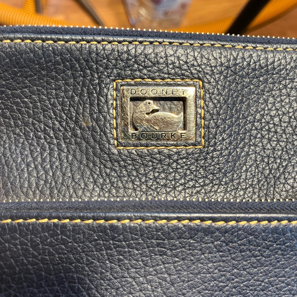Dooney & Bourke Navy Leather Men's Bag